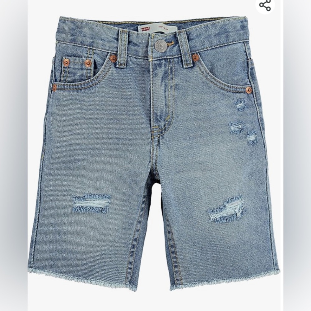 Levi's Boys' 511 Slim Fit Denim Shorts - Picture 1 of 2